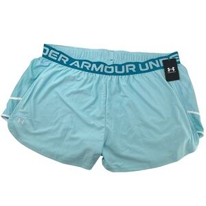Under Armour Womens Blue Athletic Shorts Loose Fit Size 3XL 10653